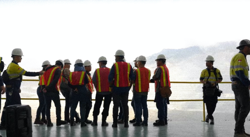 Kunjungan Media Nasional ke Tambang Batu Hijau